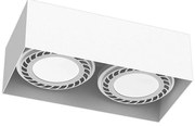 Brosline 1270 - Spot aplicat CAGE 2x GU10/18W/230V, alb