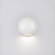 Aplica exterior cu iluminat jos LED IP65 PASSO alb