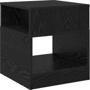 vidaXL Masă laterală Stejar Negru 40,5 x 40 x 45 cm Lemn compozit