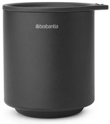 Cutie accesorii pentru baie Brabantia MindSet Mineral 1005686, Baza antiderapanta, Finisaj mineral, Gri