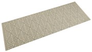 vidaXL Covor de bucătărie lavabil, model frunze, 60x180 cm, catifea