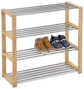 Raft pentru pantofi 4 niveluri, 81 x 30 x 73 cm, 4 etaje