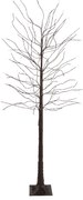 Lampă de podea de Crăciun maro, sub formă de copac, 180 cm, incl. LED cu temporizator IP44 - Ki