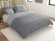 Lenjerie de pat din bumbac Renforce CAPRIVI gri cu buzunar hotelier Dimensiune lenjerie de pat: 70 x 90 cm | 140 x 200 cm
