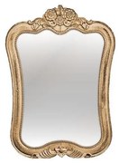 Oglindă de perete 69x49 cm auriu