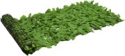 vidaXL Paravan intimitate de balcon din frunze verde 600x75 cm
