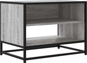 vidaXL Dulap TV, gri sonoma, 61x40x46 cm, lemn prelucrat și metal