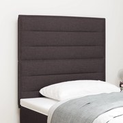 vidaXL Tăblie cap cu headboard Manual Maro închis 80 cm țesătură