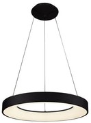 Lustra LED cu telecomanda design circular SANTANA 60 CCT BK