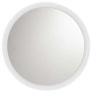 Oglinda cu iluminat LED design circular ONAR alba