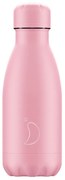 Sticlă termos Chilly's Bottles - roz pastel 260ml, ediția Original