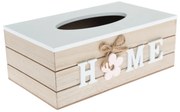 Cutie de lemn pentru batiste Home flower,24 x 9 x 14 cm