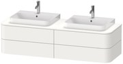 Duravit Happy D.2 dulap 160x55x40.8 cm sub chiuveta pe perete alb HP4974B3636