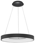 Lustra LED design modern circular RANDO THIN negru 3000K NVL-9453453
