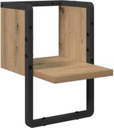 vidaXL Raft de perete Stejar artizanal 20 x 25 x 30 cm Lemn compozit