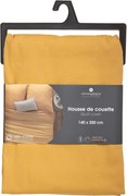 Lenjerie pentru pilotă, 140 x 200 cm, bumbac, galben