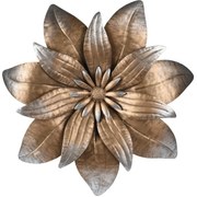 Decor de perete din metal Floare II, diametru 35cm