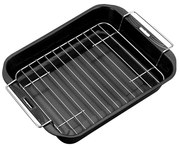 Tavă adâncă pentru copt cu grătar Tescoma Saphir, 38 x 28 cm