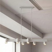 Brilagi - Lustră suspendată pe cablu SELE 6xGU10/30W/230V albă