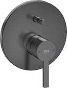 Roca Naia Black baterie de duș ascuns || A5A2B96NM0