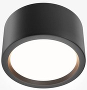 Spot LED aplicat cu protectie IP44 Hydra D-17.6cm negru