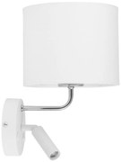 LED lampă flexibilă RICHI 1xE27/15W/230V + LED/3W/230V albă