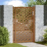 vidaXL Poartă de grădină Design cruce din oțel rezistent la intemperii