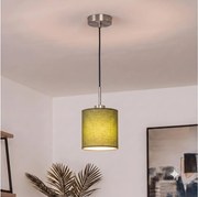 Brilagi - Lustră LED suspendată pe cablu NUBILA 1xE27/60W/230V Ø 14 cm negru/verde