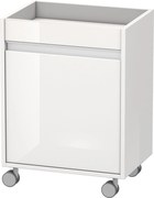Duravit Ketho dulap 50x36x67 cm laterala pe picioare alb KT2530R2222
