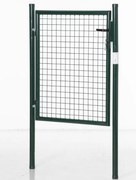 HOMCOM Poartă de Grădină Metalică Verde, cu Sistem de Încuiere și 3 Chei, 97x150cm | Aosom Romania