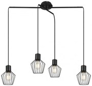 Lustra suspendata metal stil industrial Belano 4L