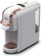La mâna a doua: Espressor cafea macinata si capsule 8in1 Oliver Voltz OV51171M8R, 1450W, 19 bar, Alb/Auriu