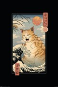 Poster Vincent Trinidad - Catzilla Ukiyoe