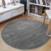 Covor rotund gri Lăţime: 120 cm | Lungime: 120 cm