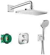 Sistem de dus incastrat Hansgrohe Croma E 280 Ecostat E crom lucios