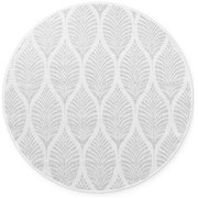 Covor pentru exterior și interior gri/fildeș rotund ø 160 cm Duet Liora – NORTHRUGS