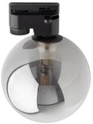 Plafonieră pentru sistem de șină TRACER 1xG9/8W/230V negru/negru fumuriu