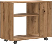 vidaXL Masă laterală, stejar artizanal, 70x35x55 cm, lemn prelucrat