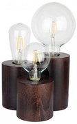 Spot-Light 2266376 - Lampă de masă VINCENT 3xE27/15W/230V fag