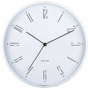 Karlsson 5988WH ceas de perete design alb, diametru 30 cm