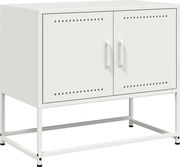 vidaXL Dulap TV, alb, 68,5x39x60,5 cm, oțel