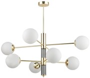 Lustra 8 surse de lumina moderna realizata manual Ultimo