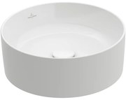 Lavoar pe blat, Villeroy&amp;Boch Collaro, material TitanCeram, 40cm, Alb Alpin, 4A184001