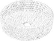 Mexen Aura lavoar de sticlă pe blat 39 x 39 cm, transparent - 24013900