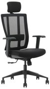 Scaun de birou Work Classic, negru