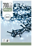 Instalaţie pom de Crăciun Twinkle, alb , 700 LED, M