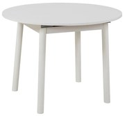 Masă de sufragerie extensibilă Duvasa 5 (alb) (pentru 4 persoane). 1093746