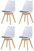 Set de scaune de sufragerie CT-X7056 GREY, 4 buc