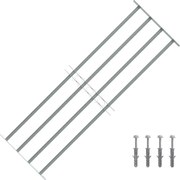 vidaXL Grilaj de siguranță pentru ferestre cu 4 bare transversale 1000-1500mm