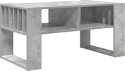 vidaXL Masă de cafea Gri din beton 92 x 49,5 x 45 cm Lemn compozit
